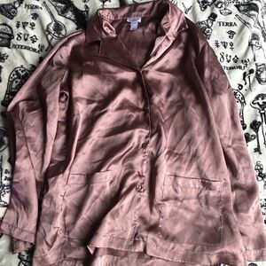 La Senza silk pj top